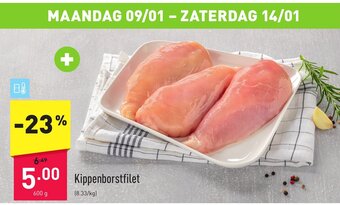 ALDI Kippenborstfilet 600g aanbieding
