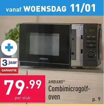 ALDI Ambiano combimicrogolf- oven aanbieding