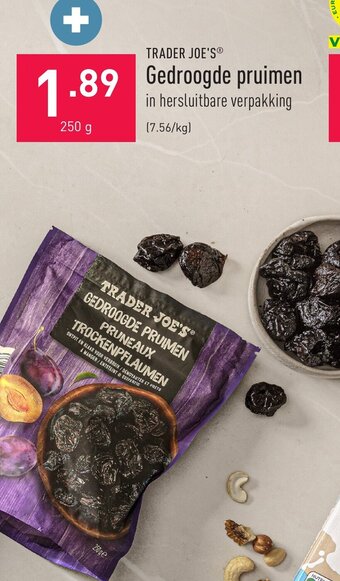 ALDI Trader joe's gedroogde pruimen 250g aanbieding