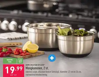 ALDI Home creation kitchen mengkommen 2 st aanbieding
