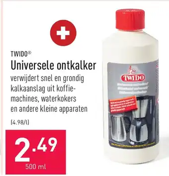 ALDI Twido universele ontkalker 500ml aanbieding