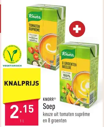 ALDI Knorr soep 1L aanbieding