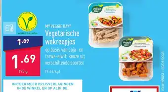 ALDI Vegetarische wokreepjes 175 gram aanbieding