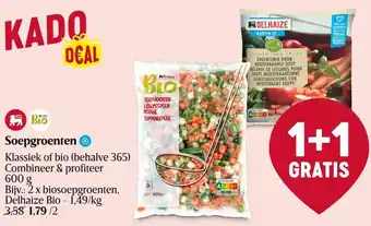 Soepgroenten Klassiek of Bio 1+1 Gratis