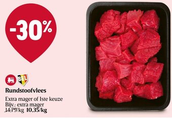 Delhaize Rundstoofvlees aanbieding