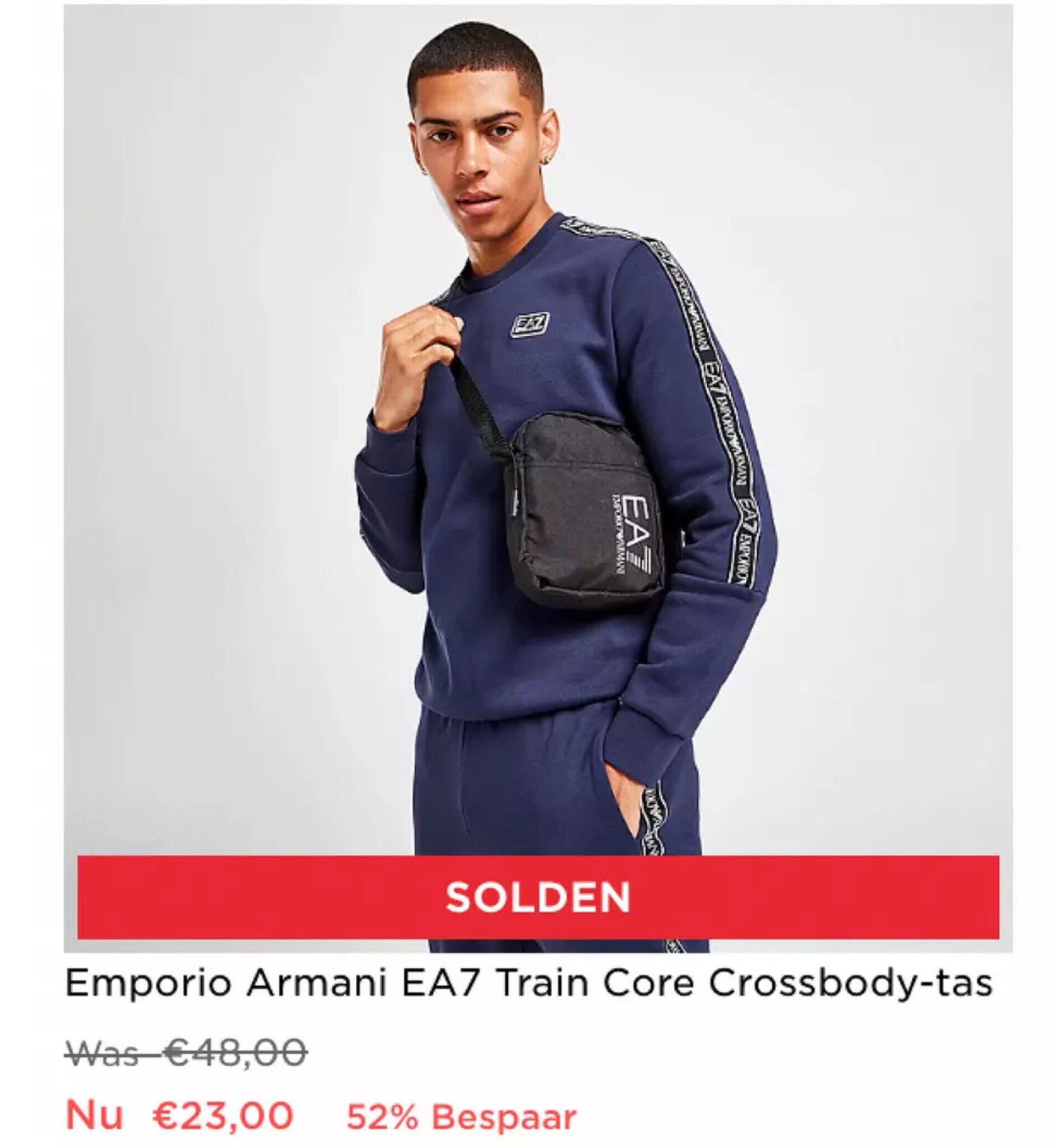 Emporio Armani EA7 Train Core Crossbodytas promotie bij JD Sports