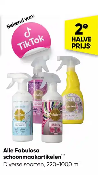 Alle Fabulosa Schoonmaakartikelen Diverse soorten 220-1000ml