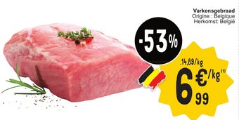 Cora Varkensgebraad aanbieding