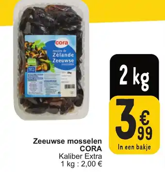 Cora Zeeuwse mosselen CORA 2 kg aanbieding