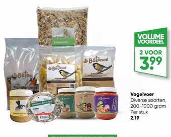 Big Bazar Vogelvoer Diverse Soorten 200-1000gram 2 voor aanbieding