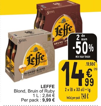 Cora Leffe 2 x ( 8 x 33 cl ) aanbieding
