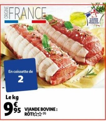 Auchan Viande bovine roti le kg aanbieding