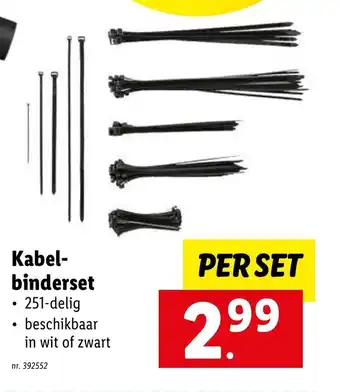 Kabel- binderset