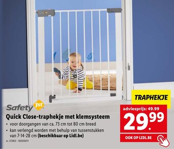 Lidl Safety quick close-traphekje met klemsysteem aanbieding