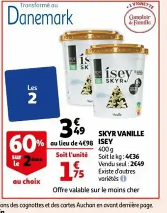 Skyr vanille isey 400g