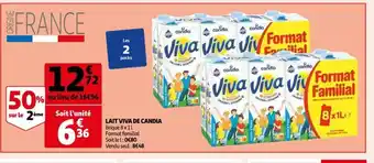 Auchan Lait viva de candia aanbieding
