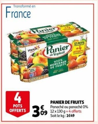 Auchan Panier de fruits aanbieding