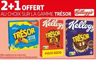 Auchan Kellogg's tresor 2+1 offert aanbieding