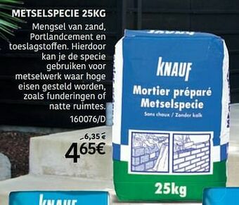HandyHome Metselspecie aanbieding