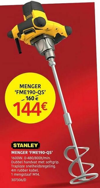 HandyHome Stanley menger fme190-qs aanbieding