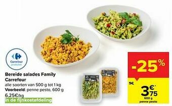 Carrefour Penne pesto aanbieding