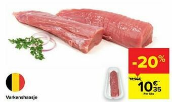Carrefour Varkenshaasje aanbieding