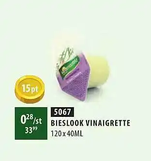 Bidfood Bieslook vinaigrette aanbieding