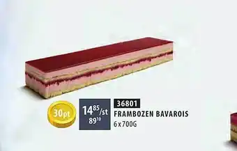 Frambozen bavarois