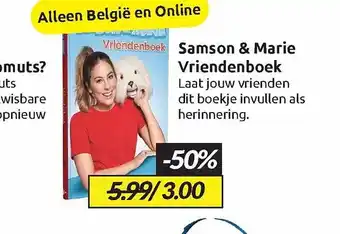 Samson & marie vriendenboek