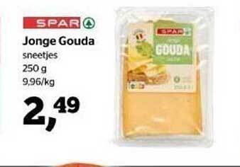 Spar Spar jonge gouda aanbieding