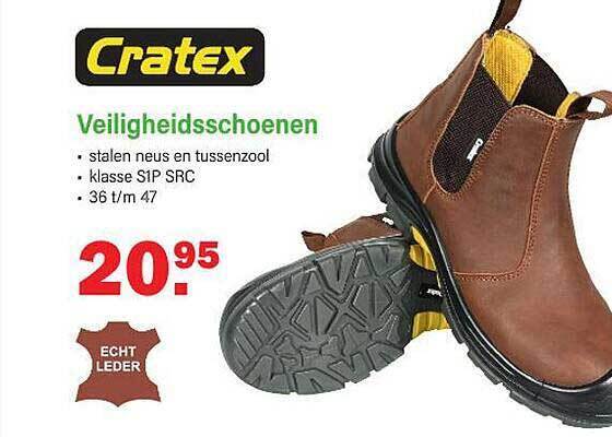 Cratex veiligheidsschoenen promotie bij Van Cranenbroek