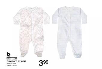 Zeeman Newborn pyjama aanbieding