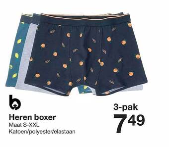 Zeeman Heren boxer aanbieding
