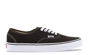 Vans authentic zwart wit heren