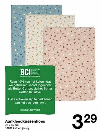 Zeeman Aankleedkussenhoes aanbieding