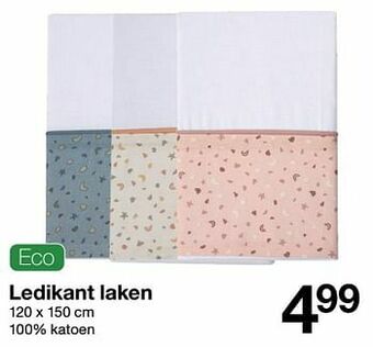 Zeeman Ledikant laken aanbieding