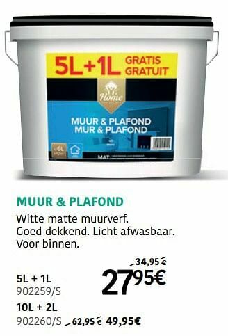 Muur + plafond