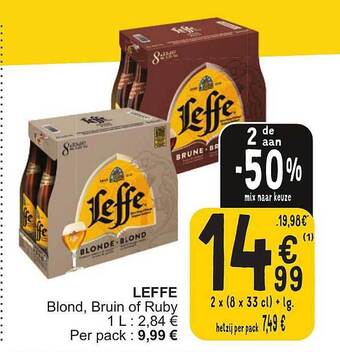 Cora Leffe aanbieding
