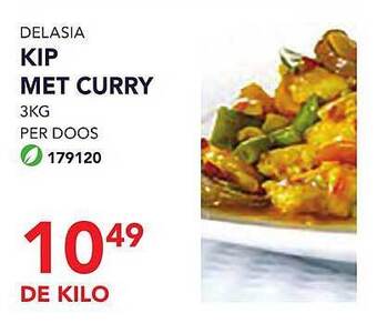 Bidfood Delasia kip met curry aanbieding