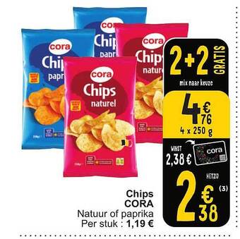 Cora Chips cora aanbieding
