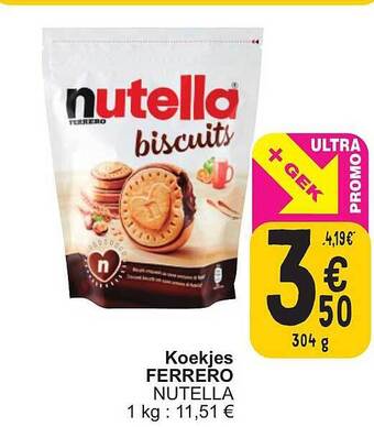 Cora Koekjes ferrero aanbieding