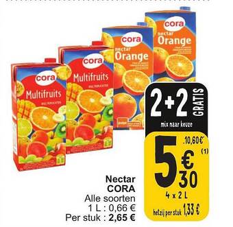 Cora Nectar cora aanbieding