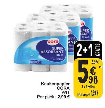 Cora Keukenpapier cora aanbieding