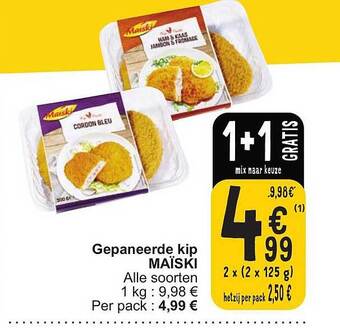 Cora Gepaneerde kip maïski aanbieding