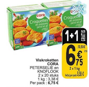 Cora Viskroketten cora aanbieding