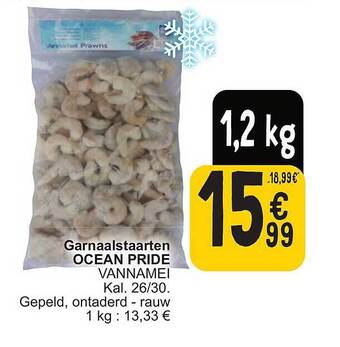 Cora Garnaalstaarten ocean pride aanbieding