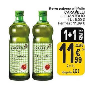 Cora Extra zuivere olijfolie carapelli aanbieding