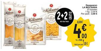 Cora Deegwaren la molisana aanbieding