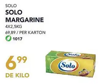 Bidfood Solo margarine aanbieding