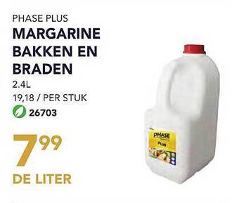 Bidfood Phase plus margarine bakken en braden aanbieding